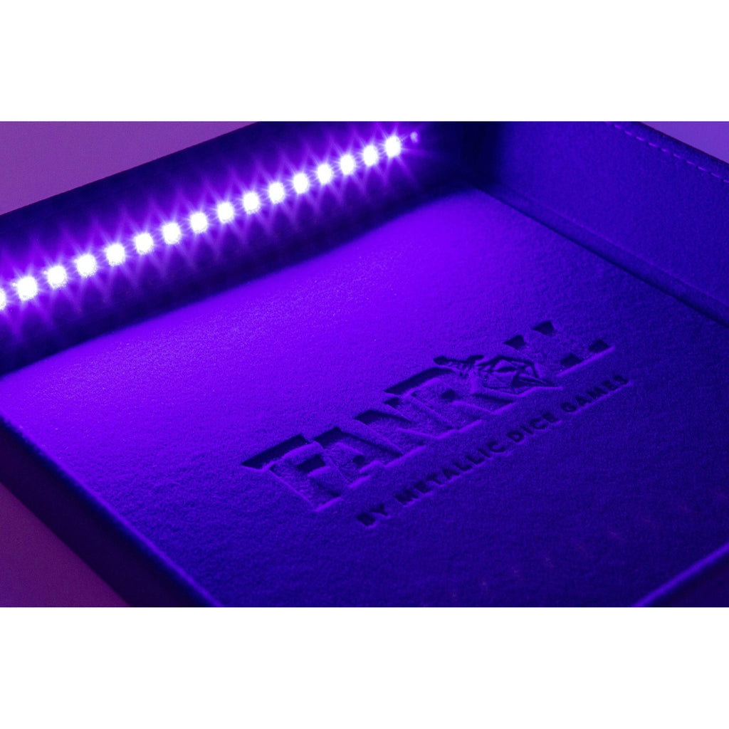 Product image FanRoll Shadowlight Foldable Blacklight Dice Tray Black