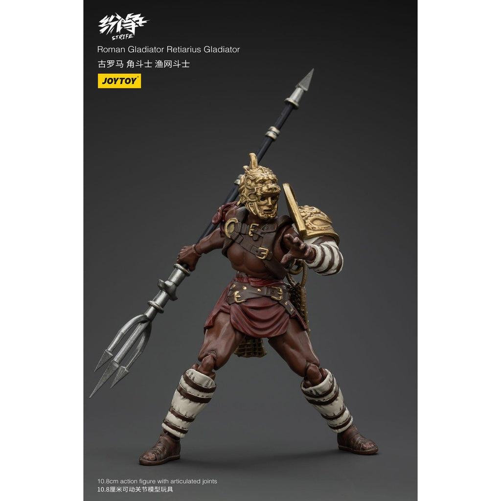 Productafbeelding Strife Actiefiguur 1/18 Romeinse Gladiator Retiarius Gladiator 11 cm
