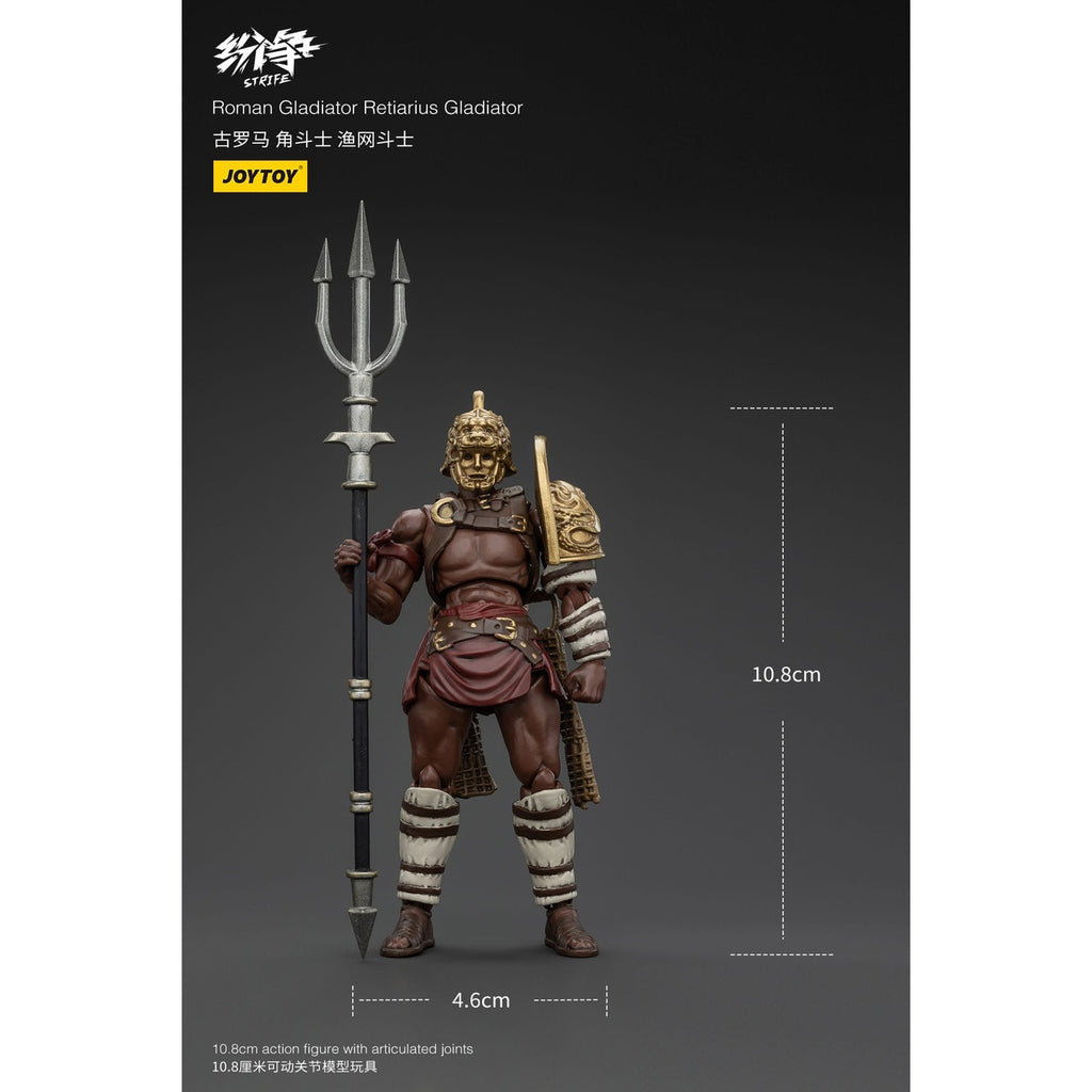 Productafbeelding Strife Actiefiguur 1/18 Romeinse Gladiator Retiarius Gladiator 11 cm