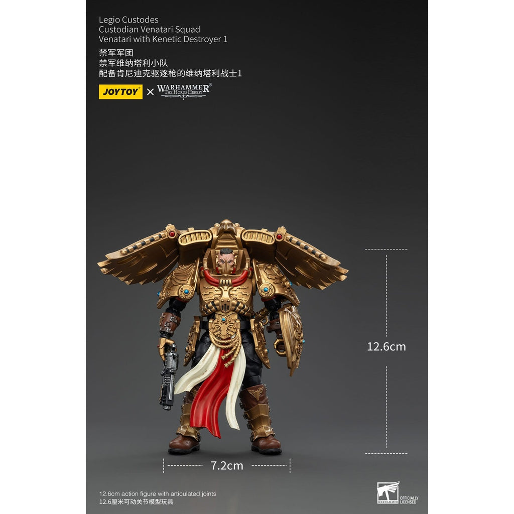 Productafbeelding Warhammer The Horus Heresy Actiefiguur 1/18 Legio Custodes Custodian Venatari Squad Venatari met Kinetic Destroyer 1 13