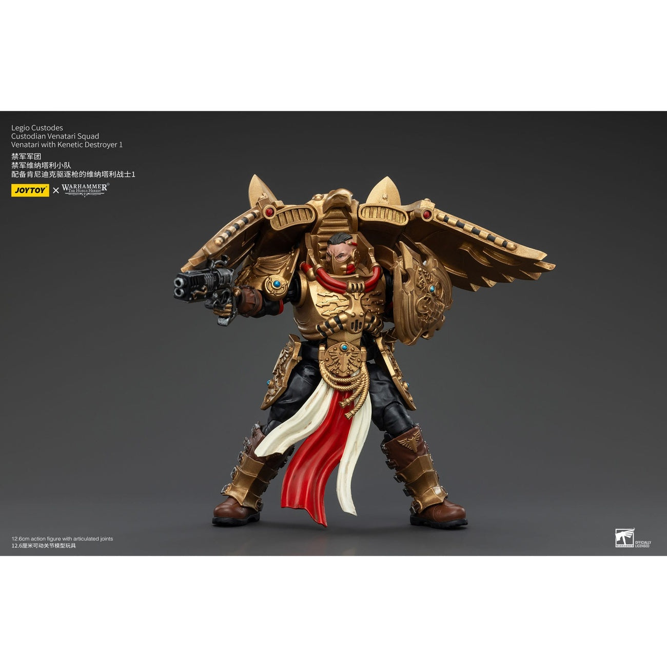 Productafbeelding Warhammer The Horus Heresy Actiefiguur 1/18 Legio Custodes Custodian Venatari Squad Venatari met Kinetic Destroyer 1 13
