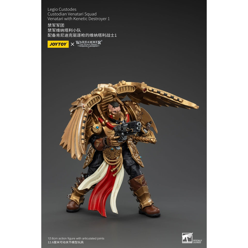 Productafbeelding Warhammer The Horus Heresy Actiefiguur 1/18 Legio Custodes Custodian Venatari Squad Venatari met Kinetic Destroyer 1 13