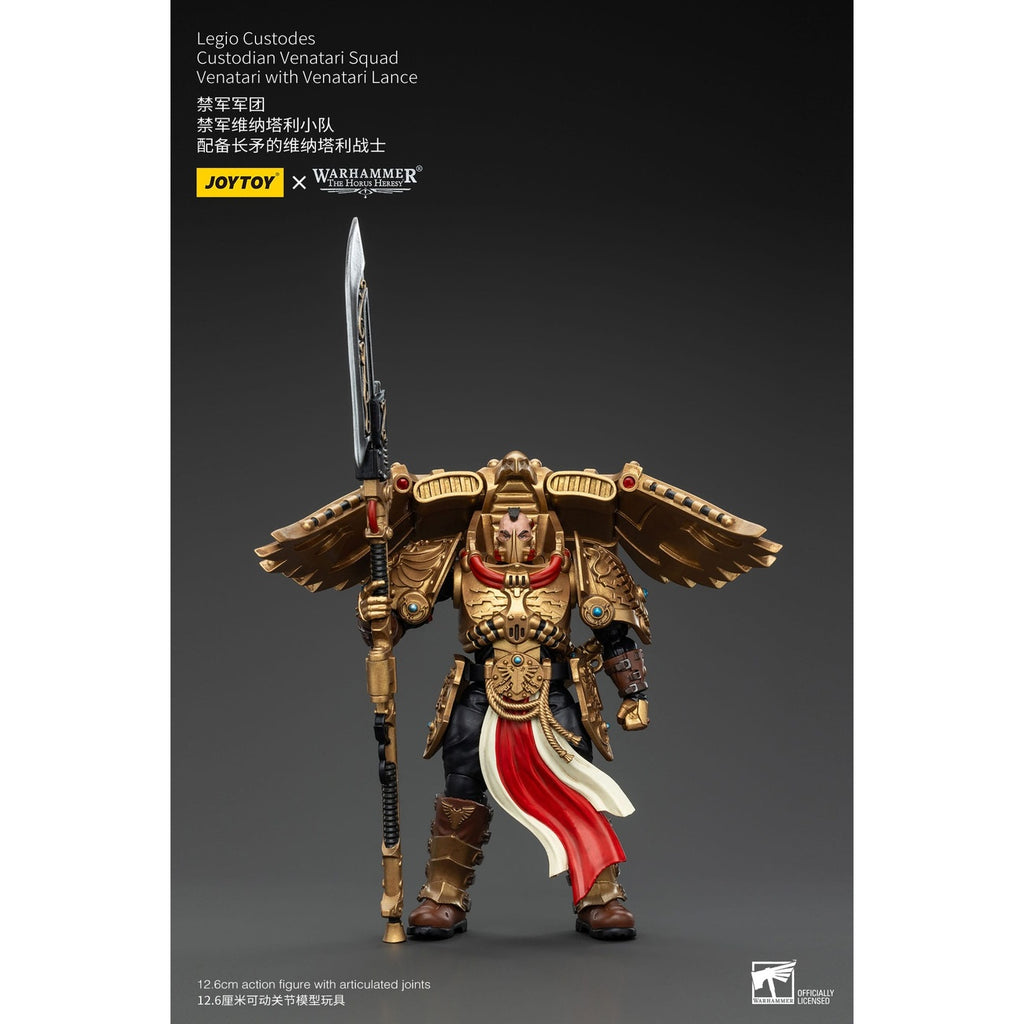 Productafbeelding Warhammer The Horus Heresy Actiefiguur 1/18 Legio Custodes Custodian Venatari Squad Venatari met Venatari Lance 13 cm