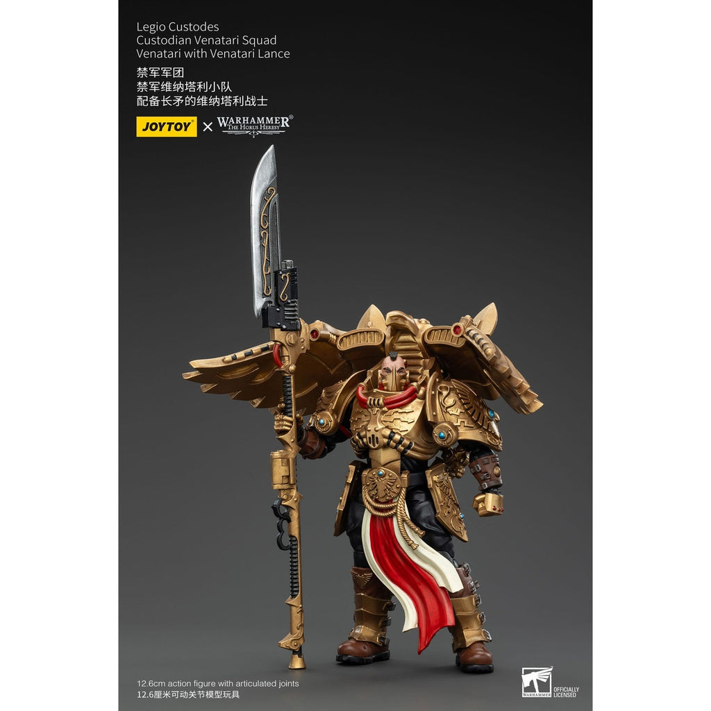 Productafbeelding Warhammer The Horus Heresy Actiefiguur 1/18 Legio Custodes Custodian Venatari Squad Venatari met Venatari Lance 13 cm