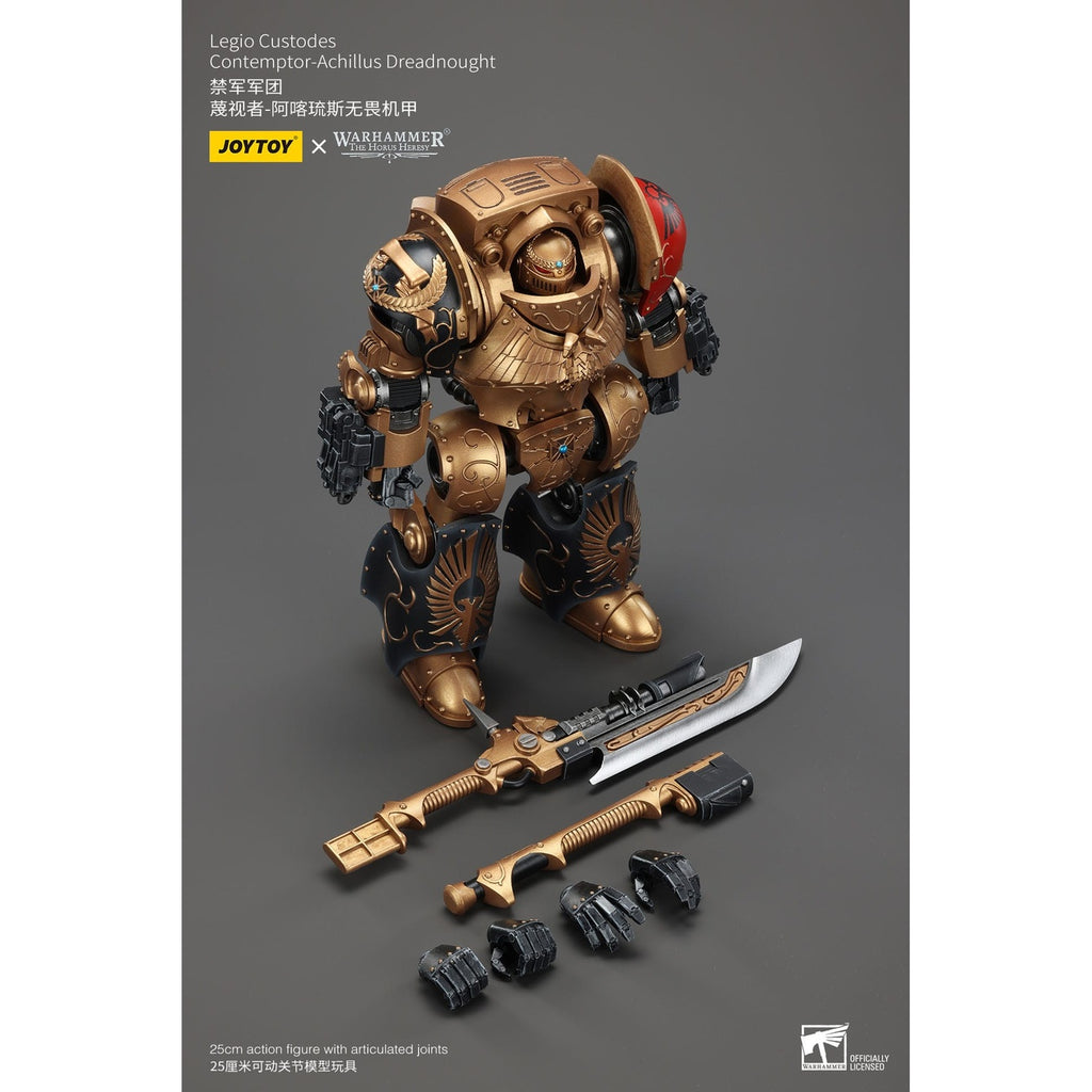 Productafbeelding Warhammer The Horus Heresy actiefiguur Legio Custodes Contemptor-Achillus Dreadnought 25 cm