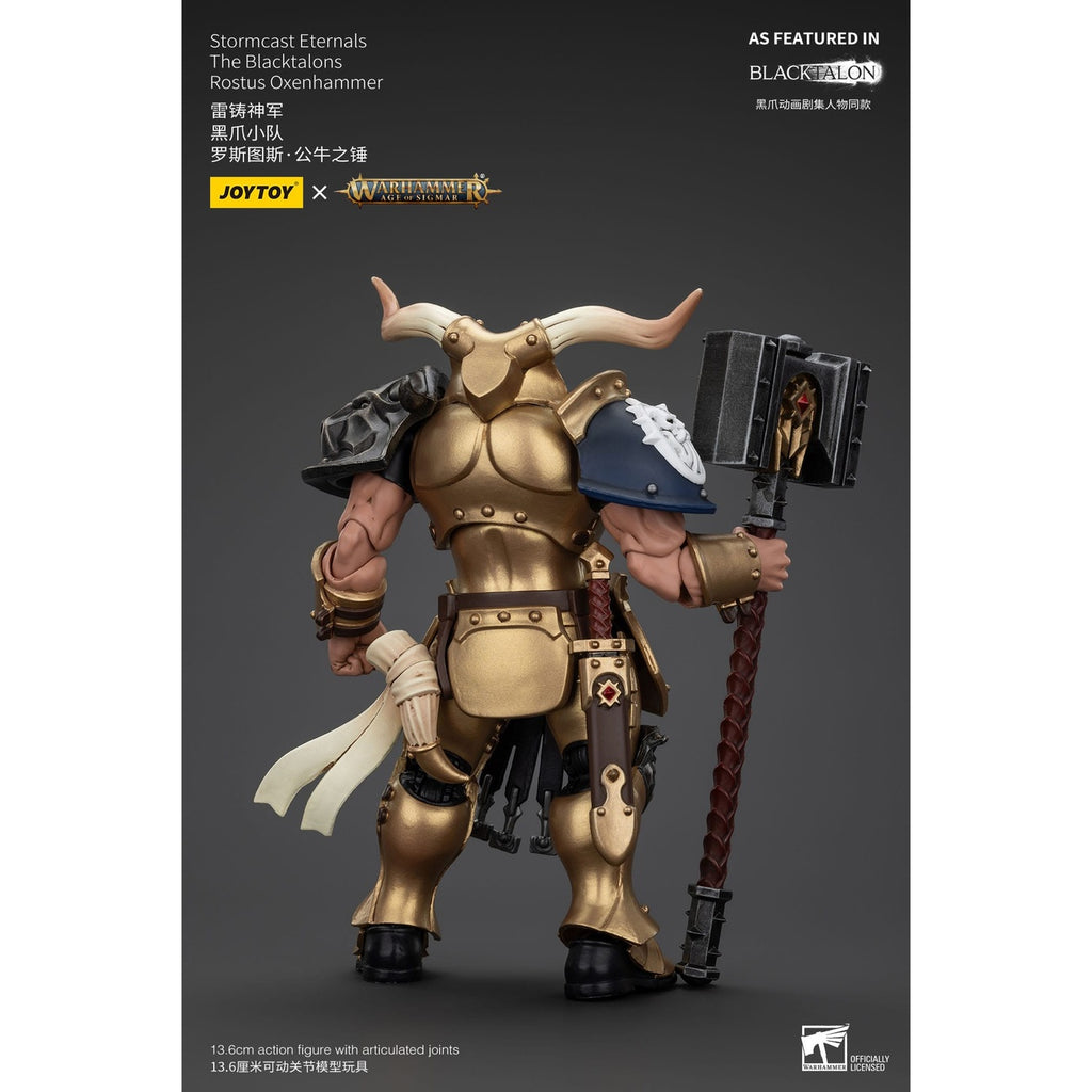 Productafbeelding Warhammer Age of Sigmar Actiefiguur Stormcast Eternals The Blacktalons Rostus Oxen Hammer 20 cm