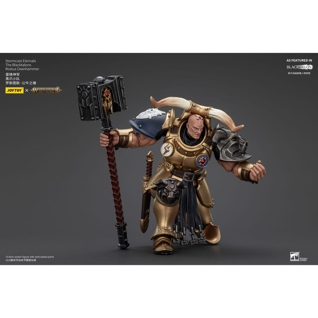 Productafbeelding Warhammer Age of Sigmar Actiefiguur Stormcast Eternals The Blacktalons Rostus Oxen Hammer 20 cm