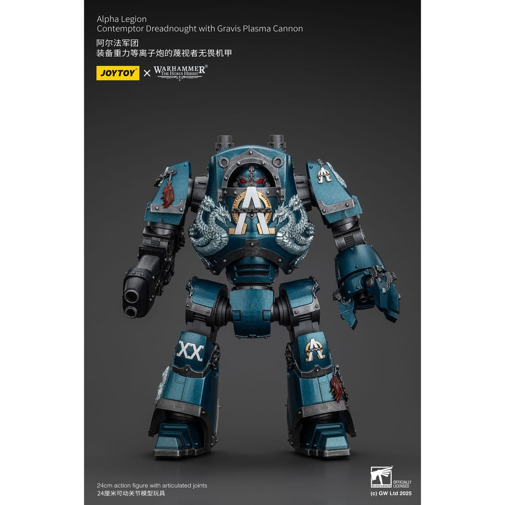 Productafbeelding Warhammer The Horus Heresy actiefiguur Alpha Legion Contemptor Dreadnought met Gravis Plasma Cannon 25 cm