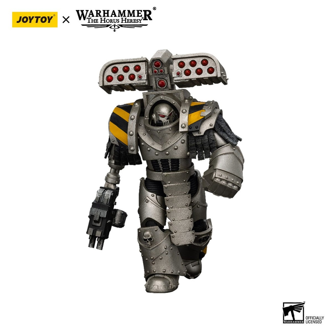 Productafbeelding Warhammer The Horus Heresy actiefiguur 1/18 Iron Warriors Tyrant Siege Master Terminator met raketwerper 14 cm
