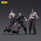 Productafbeelding Zombie Dark Source Actiefiguren 4-pack Security Guards 8 cm