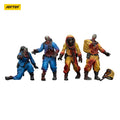 Productafbeelding Zombie Dark Source Actiefiguren 4-Pack Biochemical Lab Team 8 cm