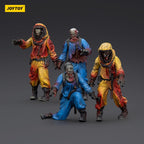 Productafbeelding Zombie Dark Source Actiefiguren 4-Pack Biochemical Lab Team 8 cm