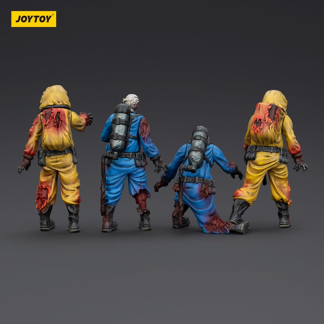 Product image Zombie Dark Source Action Figures 4-Pack Biochemical Lab Team 8 cm