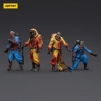 Productafbeelding Zombie Dark Source Actiefiguren 4-Pack Biochemical Lab Team 8 cm