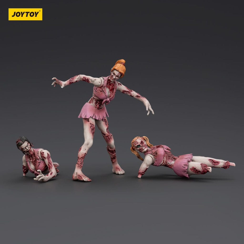 Productafbeelding Zombie Dark Source Actiefiguren 3-pack Cheer Leaders 8 cm