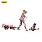 Productafbeelding Zombie Dark Source Actiefiguren 3-pack Cheer Leaders 8 cm