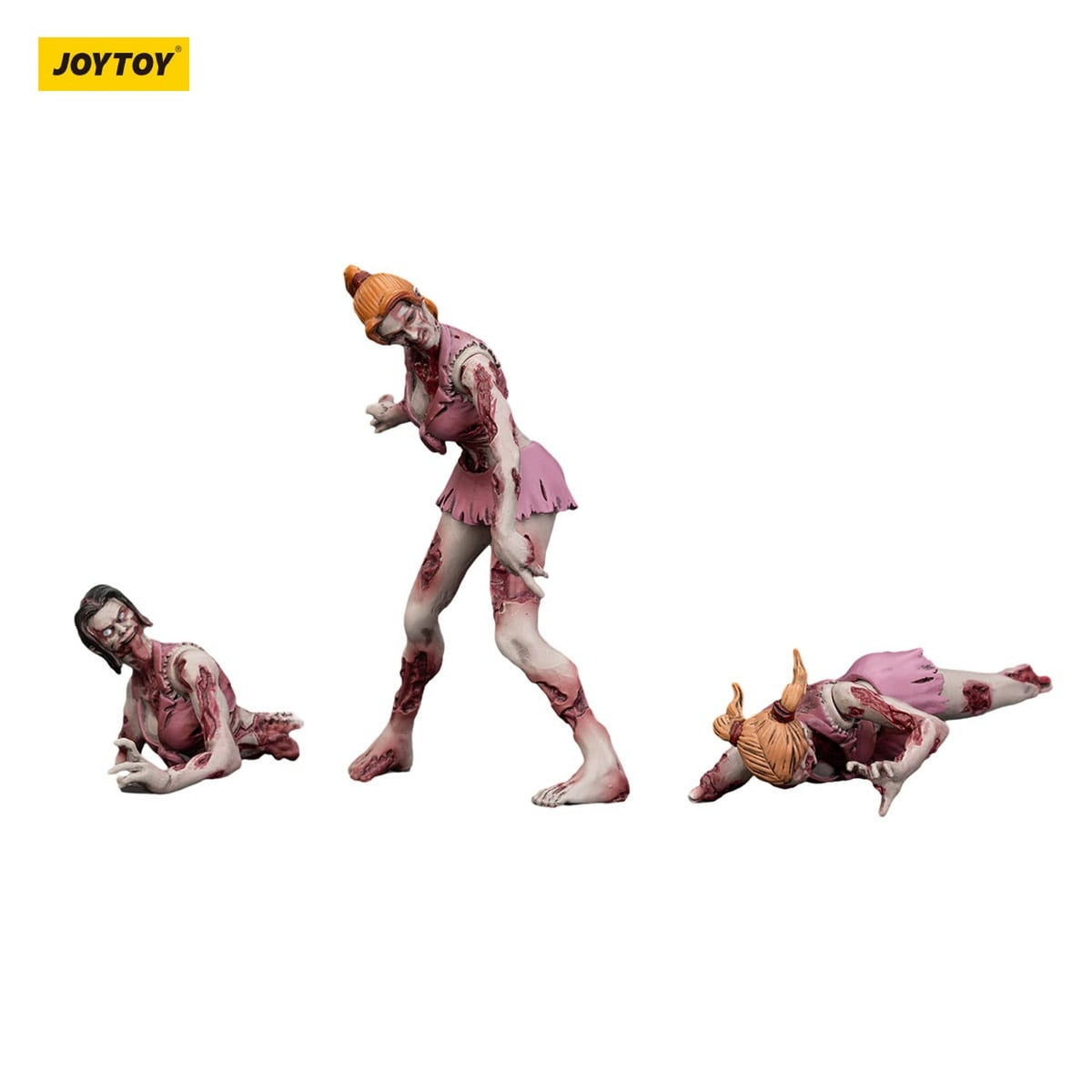 Productafbeelding Zombie Dark Source Actiefiguren 3-pack Cheer Leaders 8 cm
