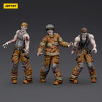 Productafbeelding Zombie Dark Source actiefiguren 3-pack Firefighters 8 cm