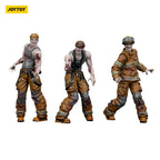 Productafbeelding Zombie Dark Source actiefiguren 3-pack Firefighters 8 cm