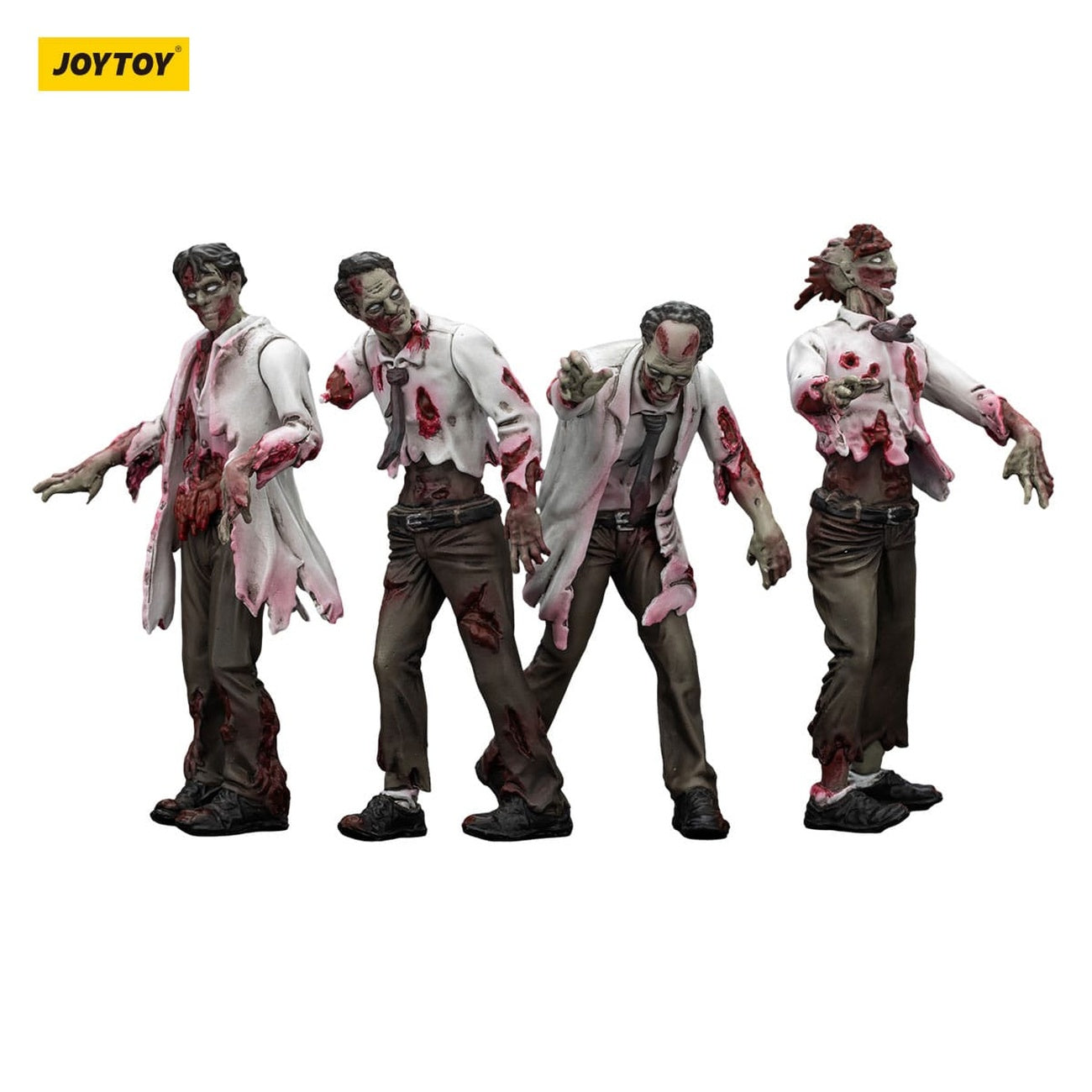Product image Zombie Dark Source Action Figures 4-Pack Scientists (Male) 8 cm