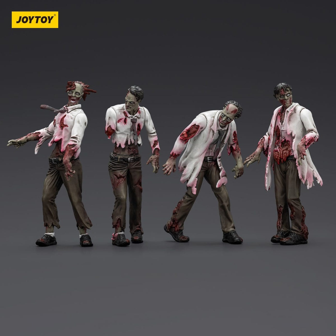 Product image Zombie Dark Source Action Figures 4-Pack Scientists (Male) 8 cm