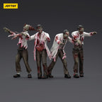 Productafbeelding Zombie Dark Source actiefiguren 4-pack Scientists (Male) 8 cm