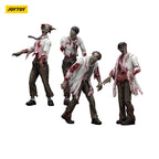 Productafbeelding Zombie Dark Source actiefiguren 4-pack Scientists (Male) 8 cm