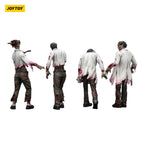 Productafbeelding Zombie Dark Source actiefiguren 4-pack Scientists (Male) 8 cm