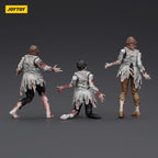 Productafbeelding Zombie Dark Source Actiefiguren 3-pack Scientists (Female) 8 cm