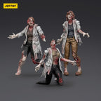 Productafbeelding Zombie Dark Source Actiefiguren 3-pack Scientists (Female) 8 cm