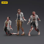 Productafbeelding Zombie Dark Source Actiefiguren 3-pack Scientists (Female) 8 cm