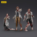 Productafbeelding Zombie Dark Source Actiefiguren 3-pack Scientists (Female) 8 cm