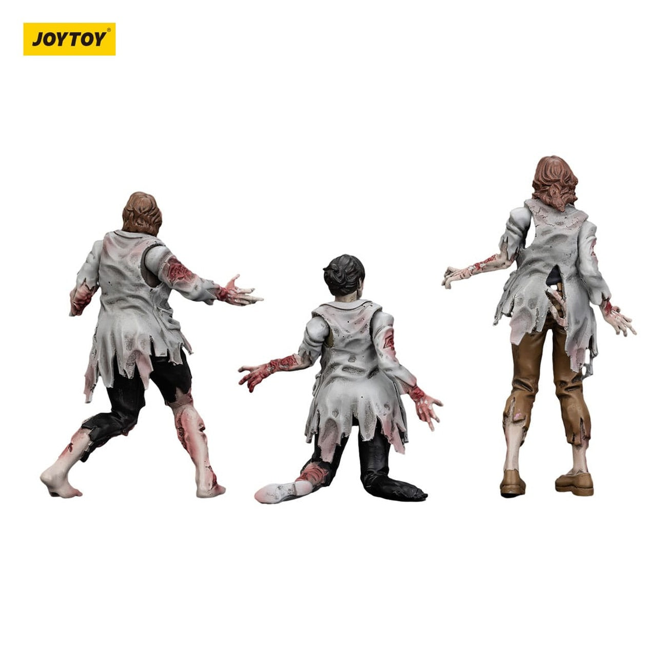 Productafbeelding Zombie Dark Source Actiefiguren 3-pack Scientists (Female) 8 cm