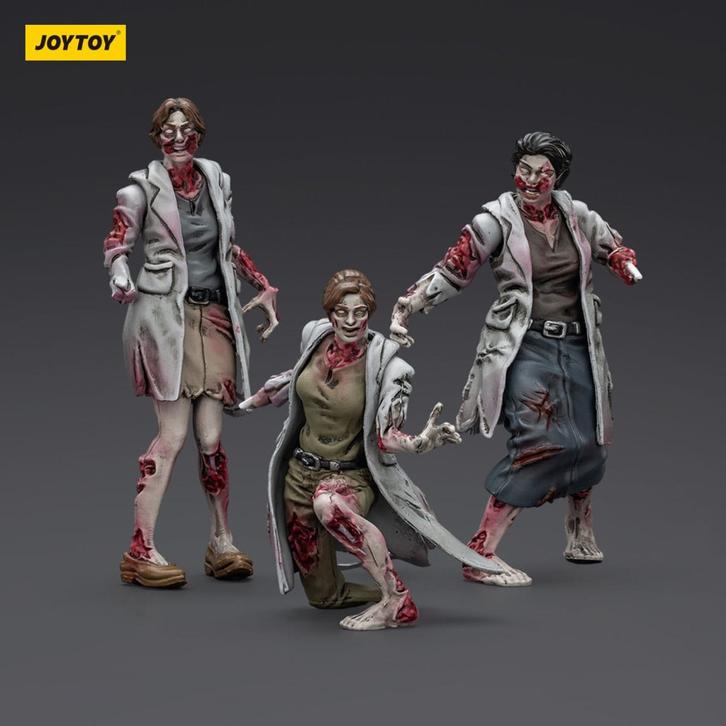 Productafbeelding Zombie Dark Source Actiefiguren 3-pack Medics 8 cm