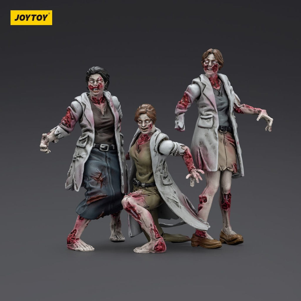 Productafbeelding Zombie Dark Source Actiefiguren 3-pack Medics 8 cm