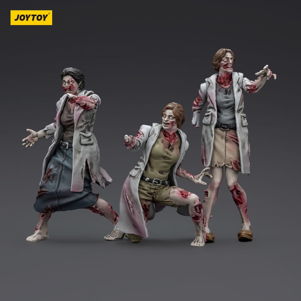Productafbeelding Zombie Dark Source Actiefiguren 3-pack Medics 8 cm