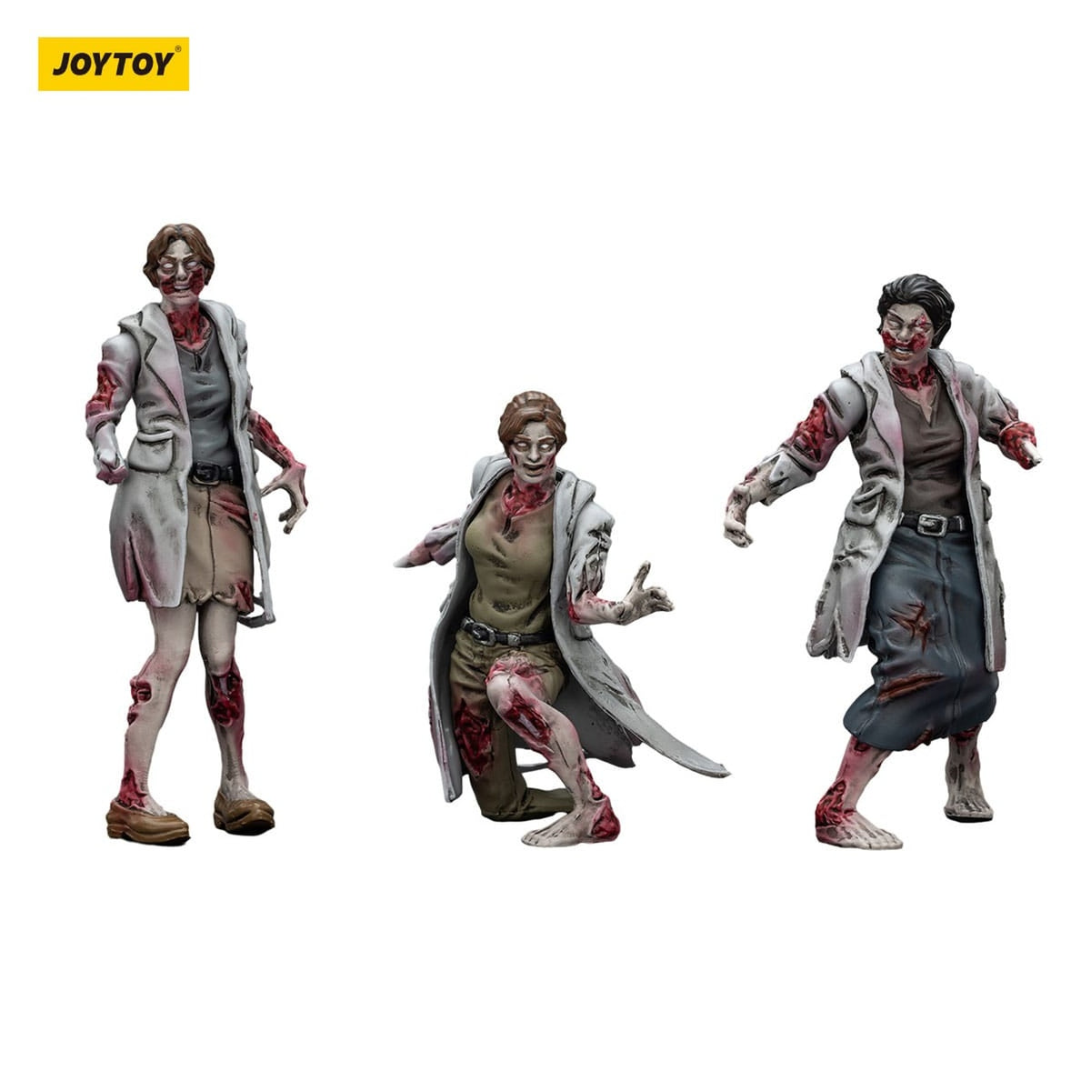 Productafbeelding Zombie Dark Source Actiefiguren 3-pack Medics 8 cm