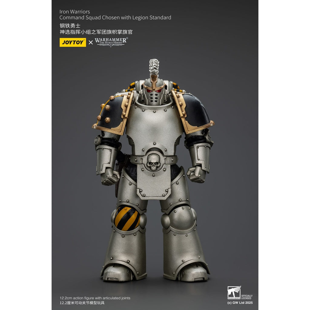 Product image Warhammer The Horus Heresy Action Figure 1/18 Iron Warriors Command Squad Chosen with Legion Standard 12 cm