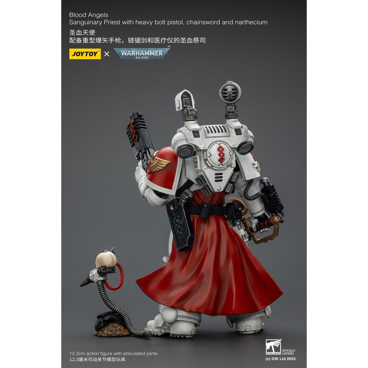Productafbeelding Warhammer 40,000 actiefiguur Blood Angels Sanguinary Priest 12 cm
