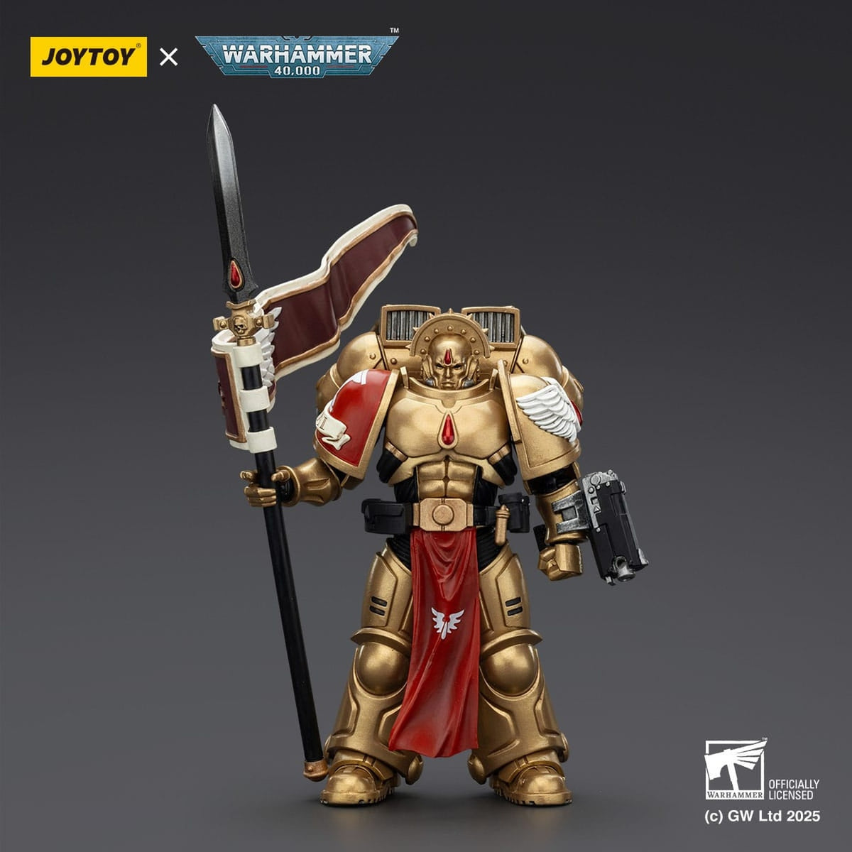 Productafbeelding Warhammer 40,000: Combat Patrol Blood Angels Actiefiguur Sanguinary Guard 3 met Angelus Boltgun en Encarmine Spear 20 cm