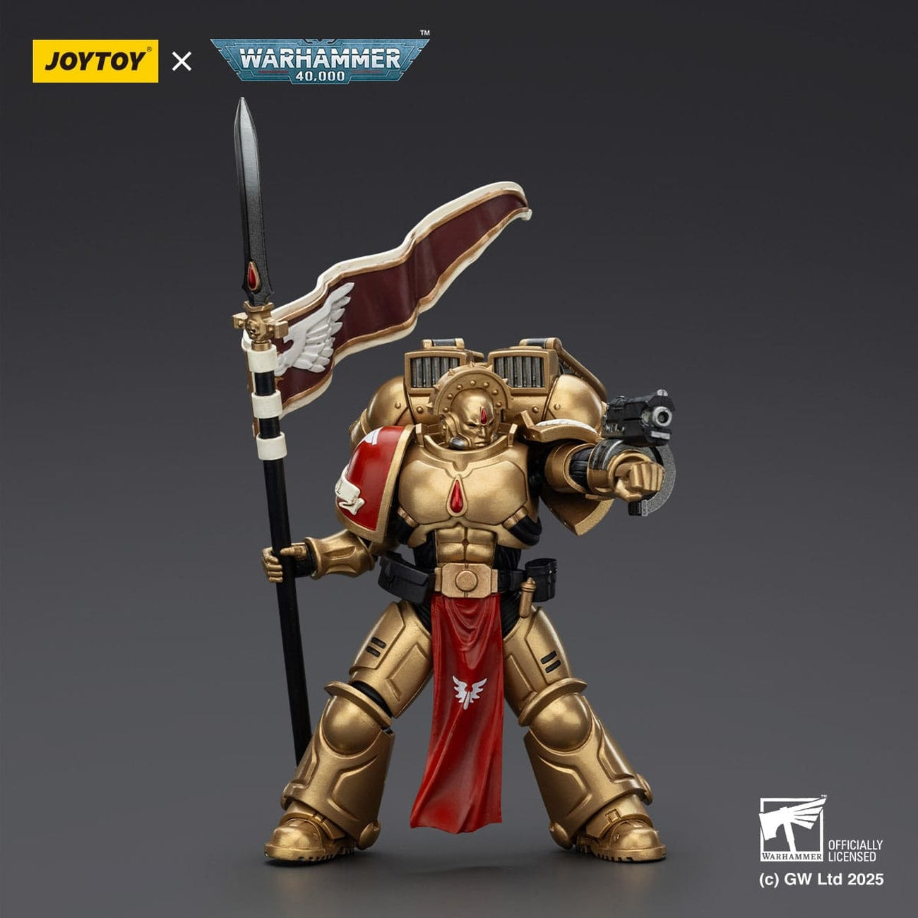 Productafbeelding Warhammer 40,000: Combat Patrol Blood Angels Actiefiguur Sanguinary Guard 3 met Angelus Boltgun en Encarmine Spear 20 cm
