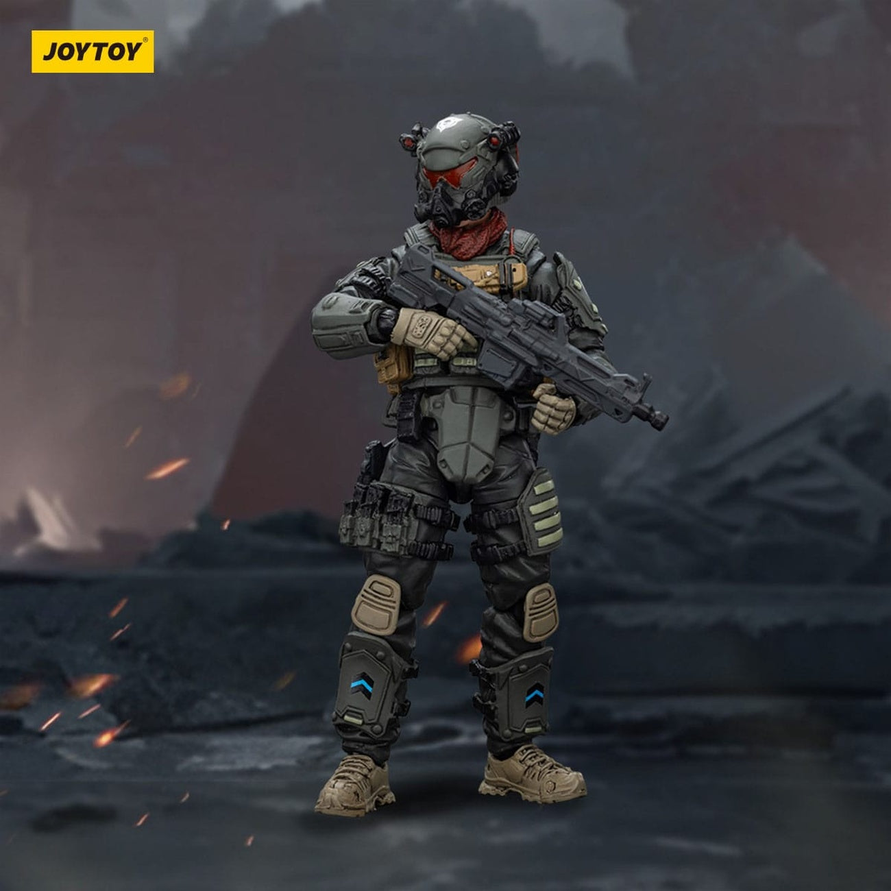 Product image APOC Series Dark Source Action Figure Stellar Scar Assault Team Darksilicon 11 cm