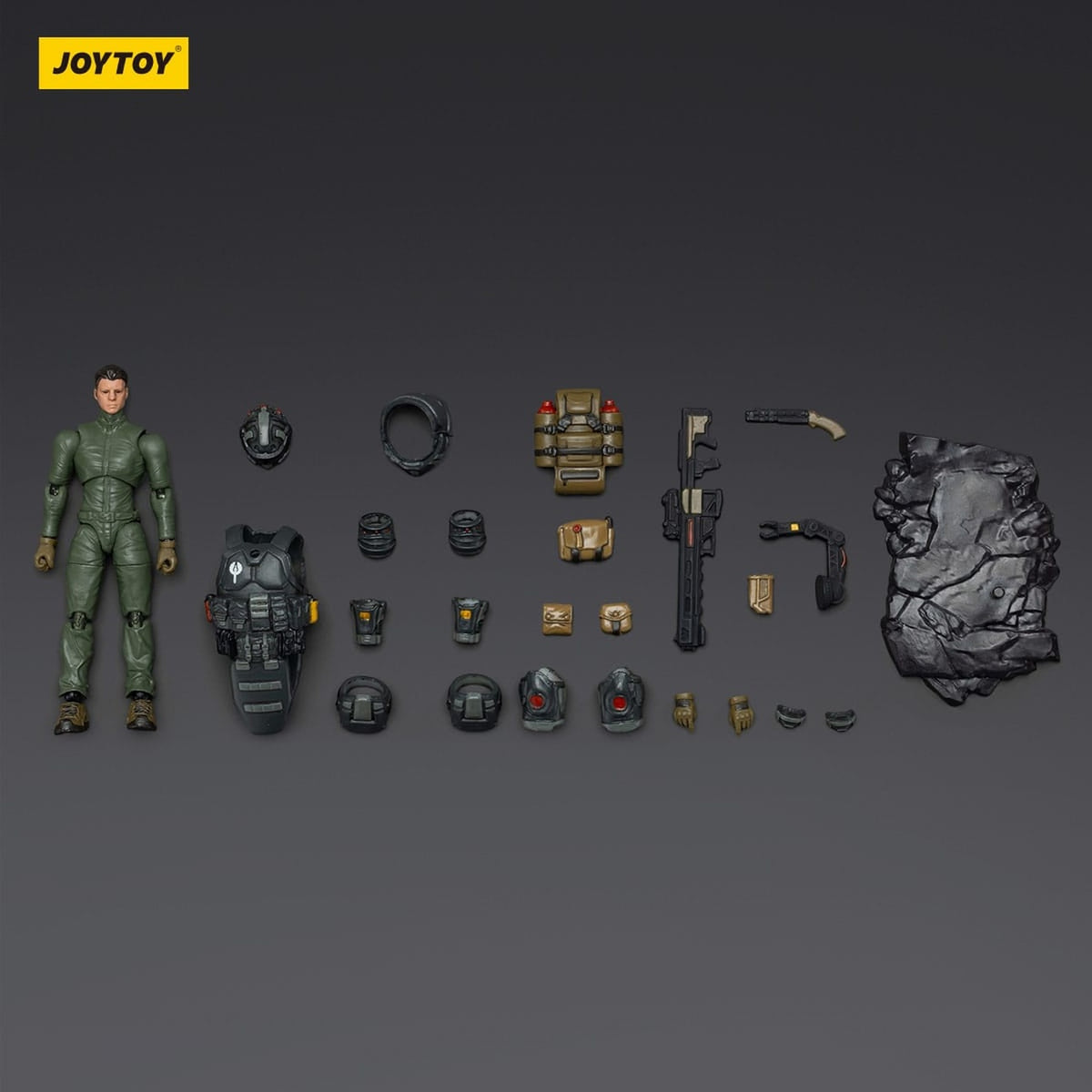 Productafbeelding Steel Ride Corps Dark Source actiefiguur Assaulter Volok 7 cm
