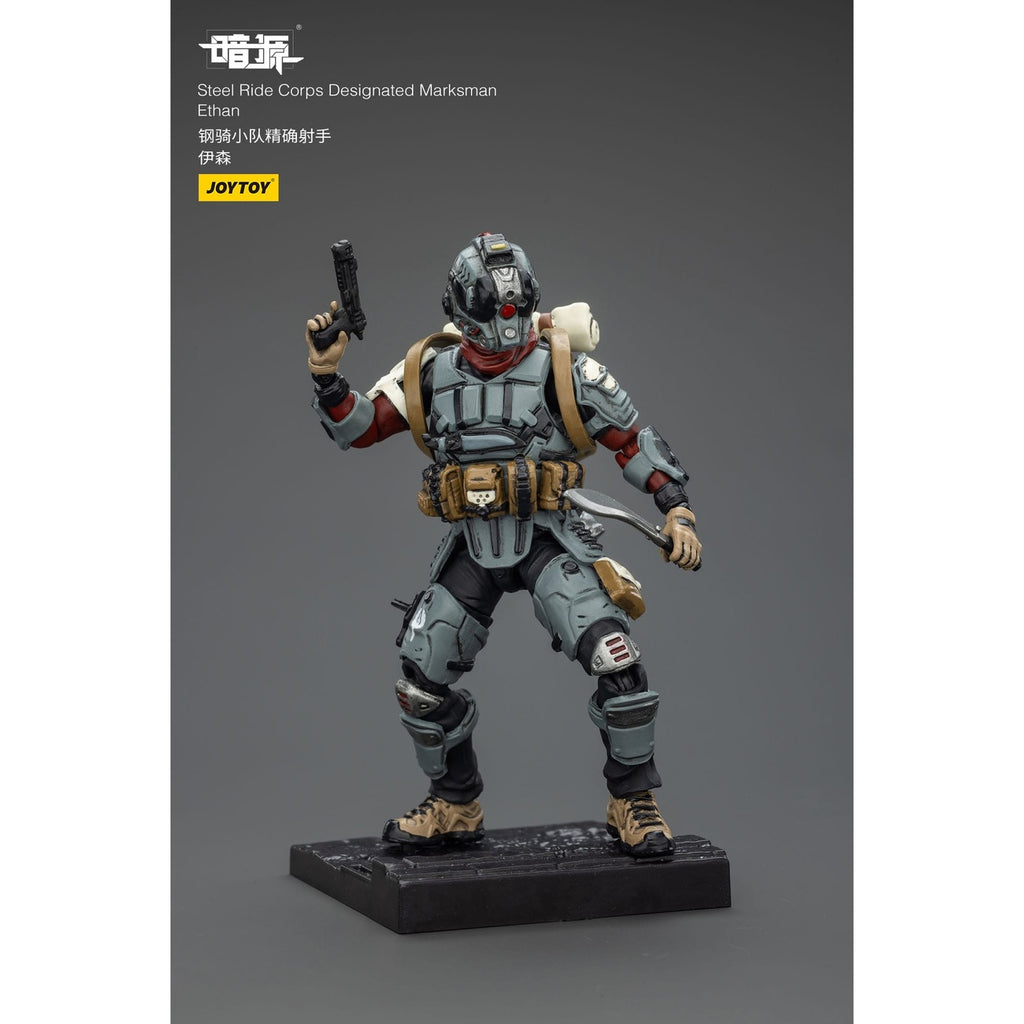 Productafbeelding Steel Ride Corps Dark Source actiefiguur Designated Marksman Ethan 7 cm