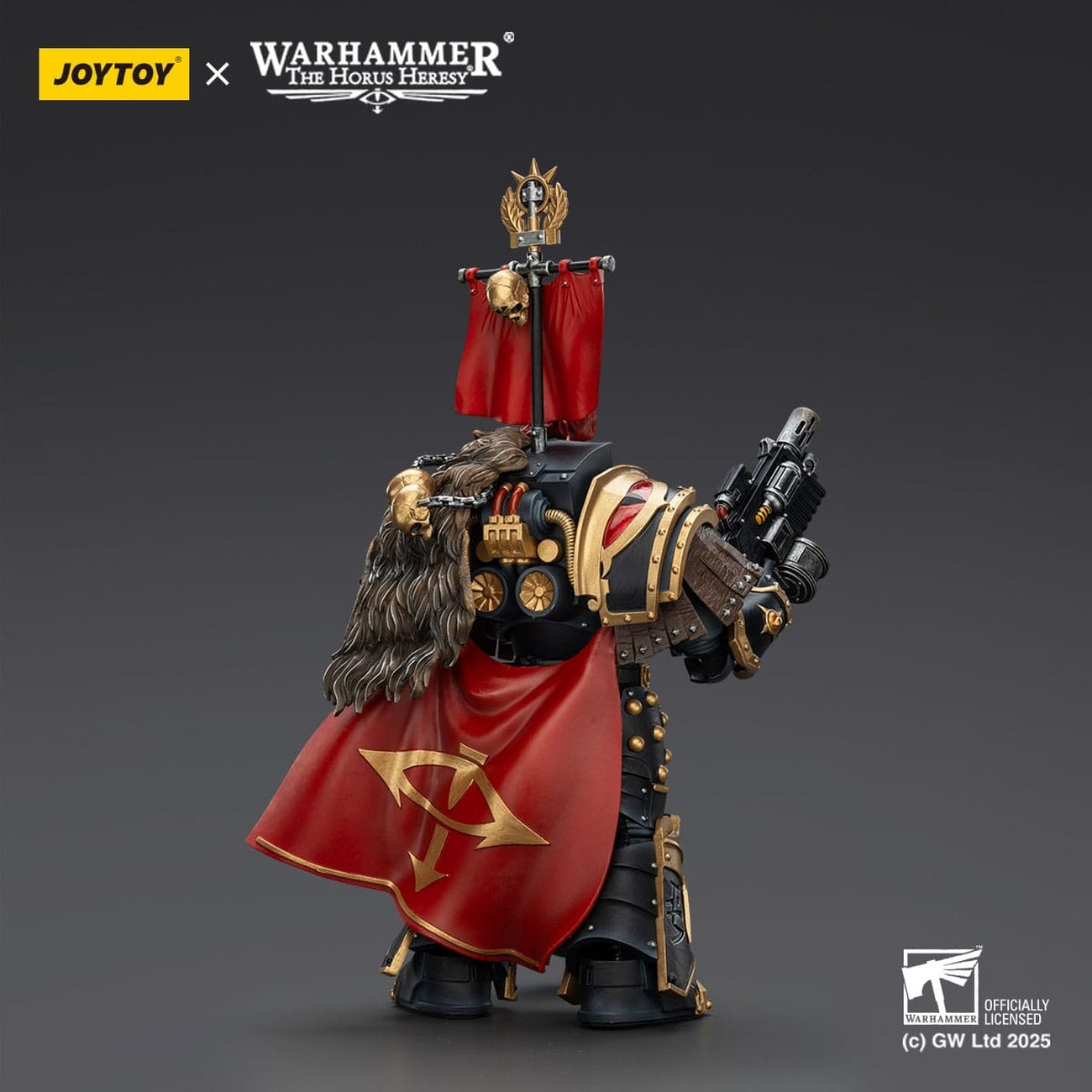 Productafbeelding Warhammer 40,000: Sons of Horus Actiefiguur Legion Cataphractii Praetor met Combi-Melta en Power Maul 14 cm