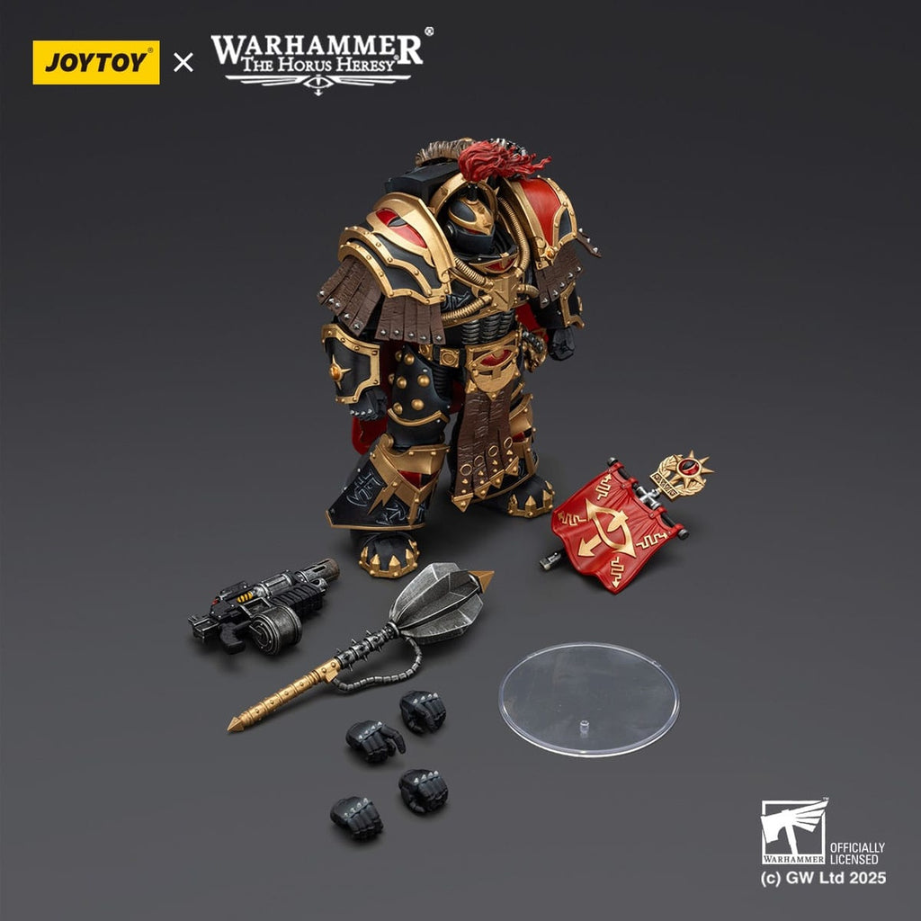 Productafbeelding Warhammer 40,000: Sons of Horus Actiefiguur Legion Cataphractii Praetor met Combi-Melta en Power Maul 14 cm