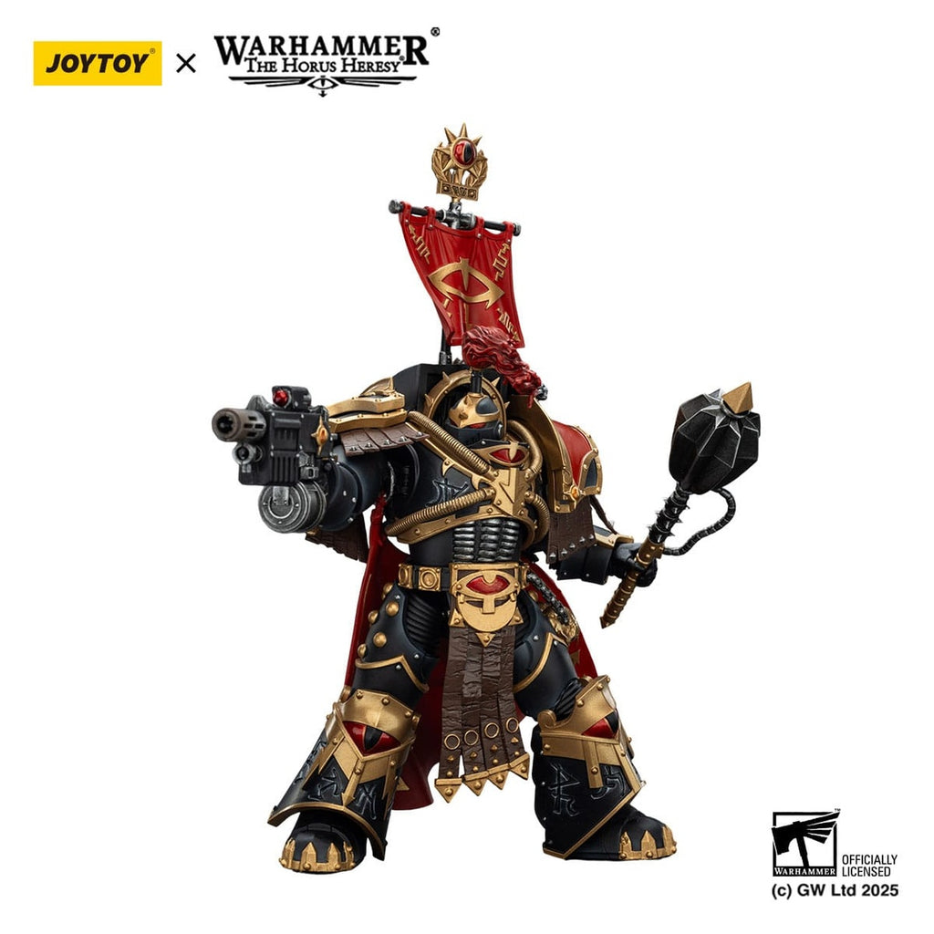 Productafbeelding Warhammer 40,000: Sons of Horus Actiefiguur Legion Cataphractii Praetor met Combi-Melta en Power Maul 14 cm
