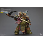 Product image Warhammer 40k Action Figure 1/18 Death Guard Deathshroud Terminator 2 with Manreaper and Plaguespurter Gauntlet 14 cm
