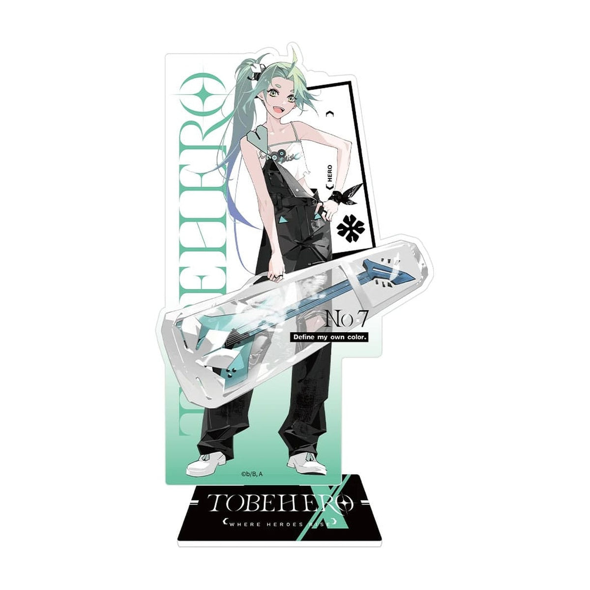 Productafbeelding To Be Hero X Acryl-Standee Hero Show Series Lucky Cyan 17 cm