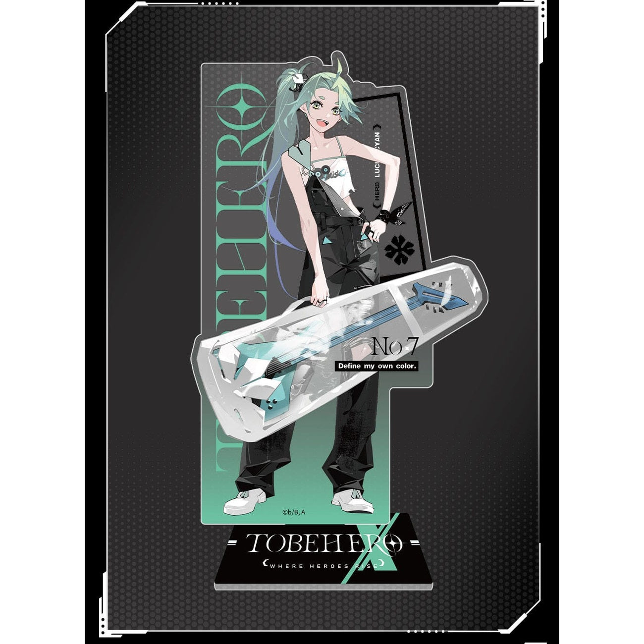 Productafbeelding To Be Hero X Acryl-Standee Hero Show Series Lucky Cyan 17 cm